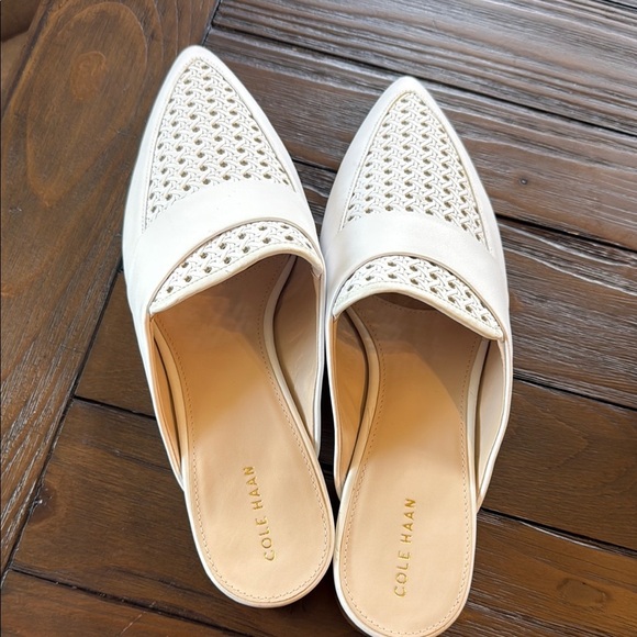 COLE HAAN Leather Mules New - Picture 7 of 9